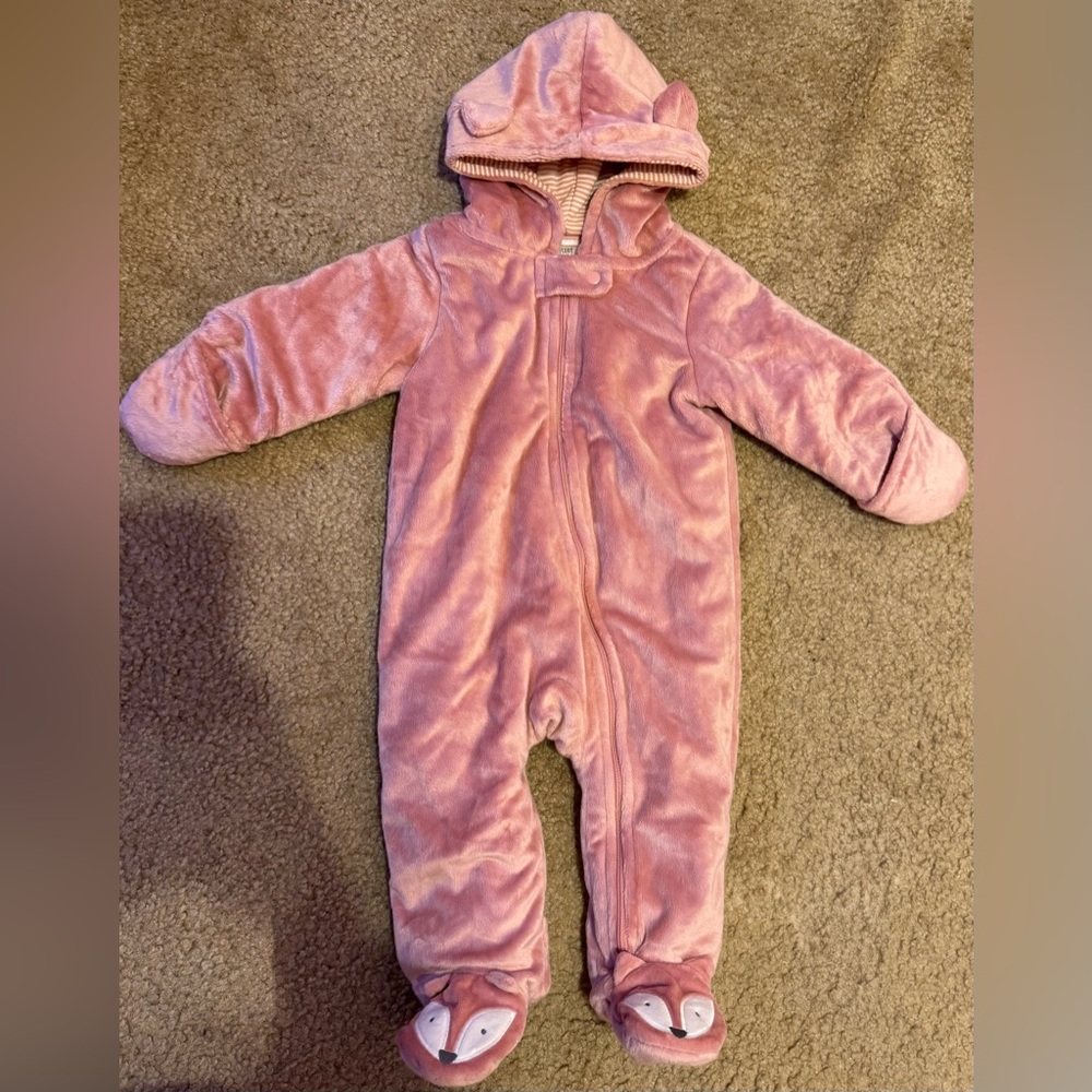 Carter’s Baby One Piece Coat Jacket with Hood 9 months